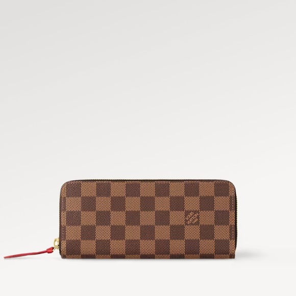 Louis Vuitton Clémence Wallet -
Damier Ebene with cherry interior - Picture 1 of 3